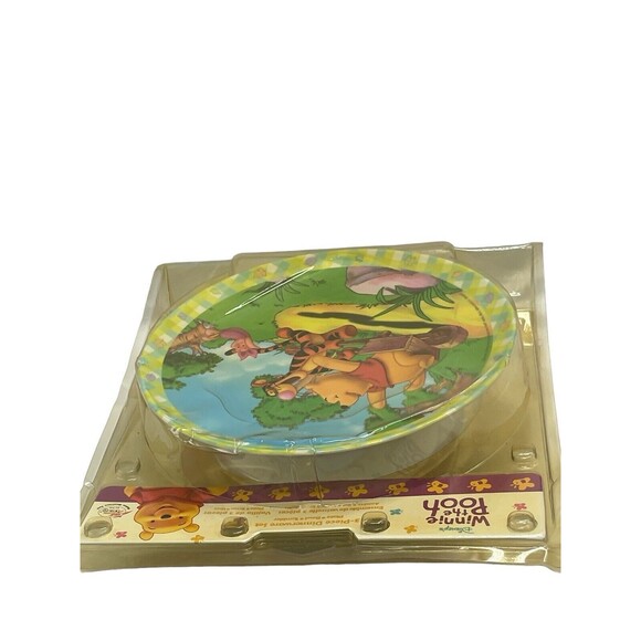Zak Designs Disney's Winnie the Pooh 3 Piece Dinnerware Set Plate/Bowl/Tumbler - Picture 15 of 15